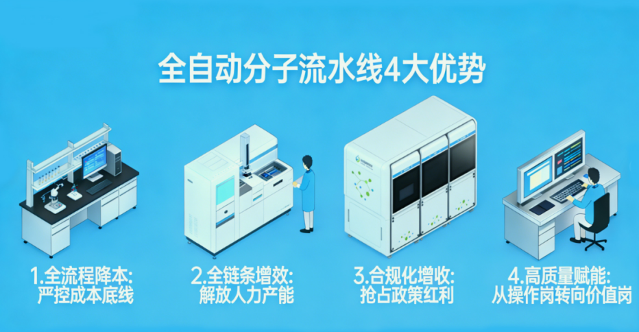 国家医保局检验新政，全自动分子流水线成分子诊断领域重要发展方向！